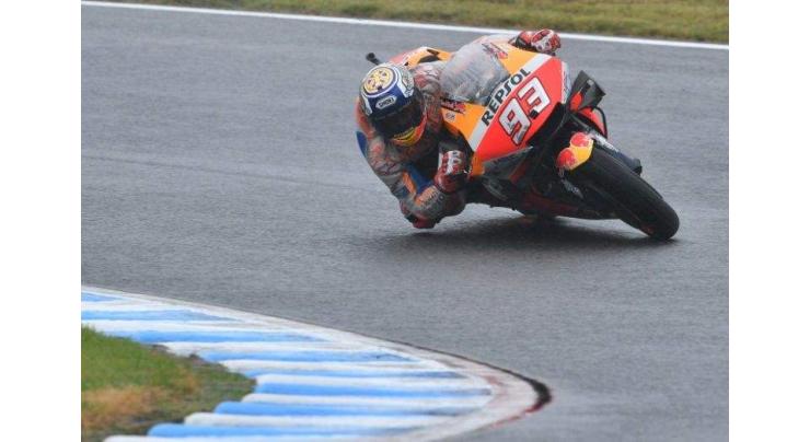 Champion Marquez secures his first pole at Japan MotoGP
