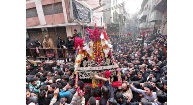 All arrangements finalized for main Chehlum procession in Karachi
