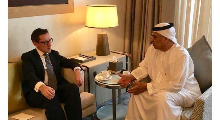 Obaid Al Tayer, External Relations Minister of Jersey discuss opportunities of future cooperation