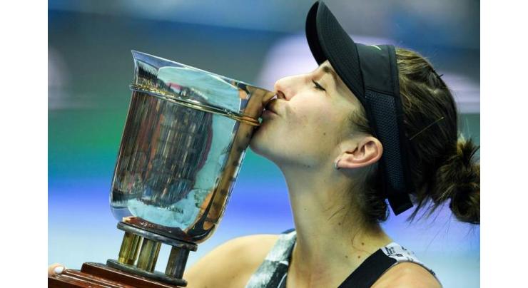 Moscow winner Bencic climbs to number seven in WTA rankings
