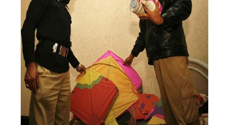 4091 held for kite flying, selling in Lahore
