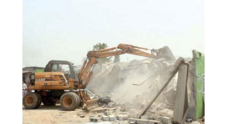 CDA demolished several illegal constructions