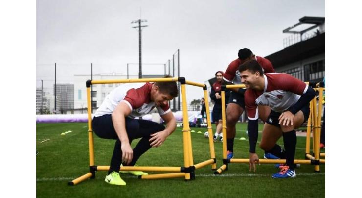 England spot camera 'spy' at Rugby World Cup training
