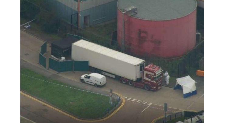 39 dead bodies found in truck container: UK police
