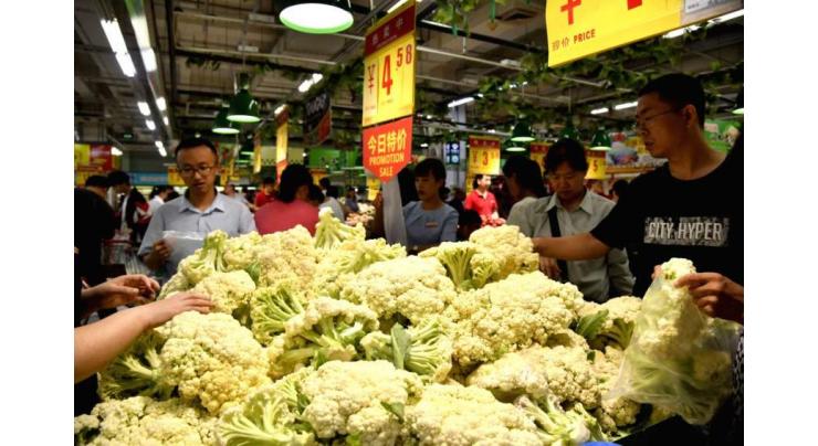 China Shouguang vegetable prices up 3.2 pct in past week
