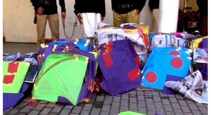 13 kite sellers arrested in Faisalabad 
