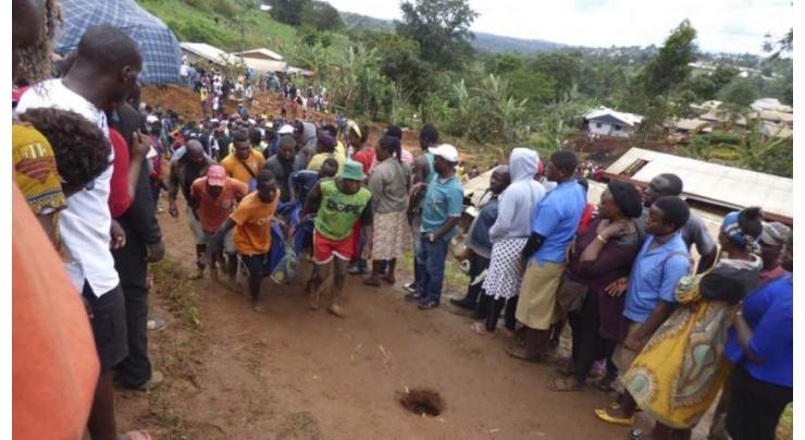 At least 42 killed in Western Cameroon landslide
