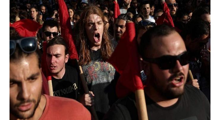 Police Clash With Demonstrators in Athens Protesting Repeal of University Sanctuary Law