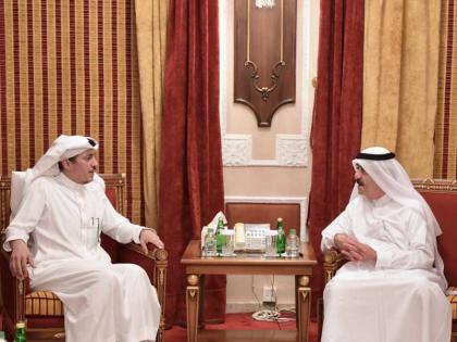 حاكم أم القيوين يستقبل سفير المملكة العربية السعودية