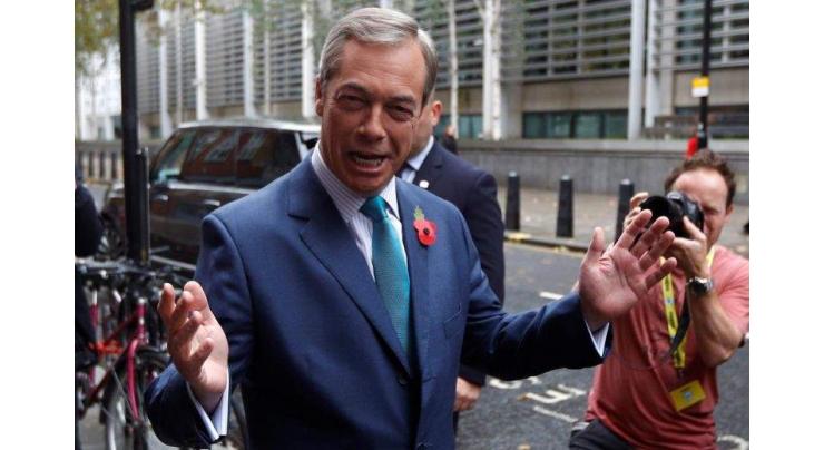 Eurosceptic Farage urges British Prime Minister to listen to Trump
