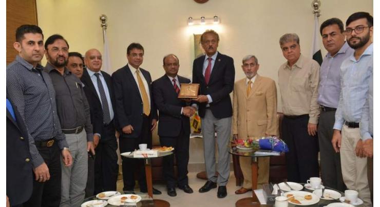 Karachi Chamber of Commerce and Industry invited to send business delegation to Sri Lanka
