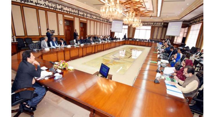 Prime Minister Imran Khan chairs cabinet meeting
