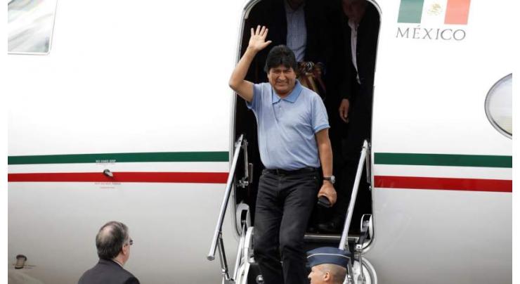 Bolivia's Morales Arrives in Mexico After Receiving Political Asylum
