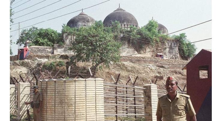 Construction of temple on site of Babri Masjid condemned
