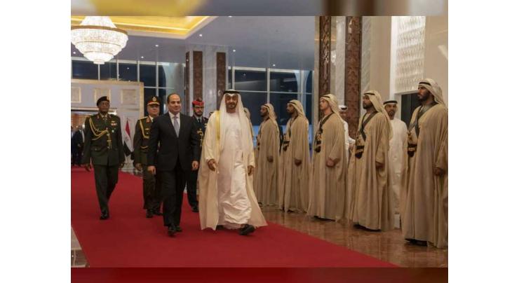 Egyptian President starts two-day state visit to UAE
