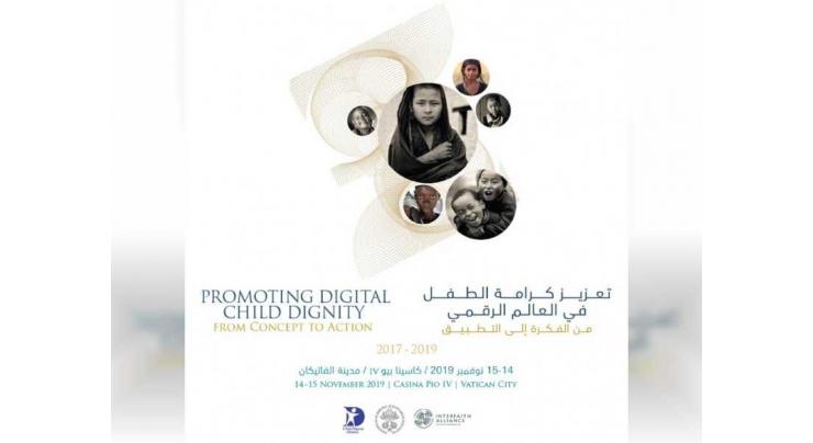 Saif bin Zayed to present UAE fraternity model to &#039;Interfaith Summit on Promoting Digital Child Dignity&#039; in Vatican