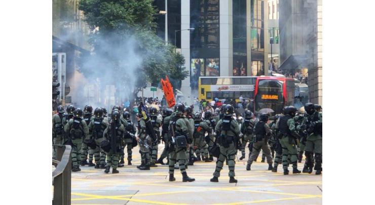 Hong Kong Police Fire Tear Gas at Protesters Near Polytechnic University - Reports