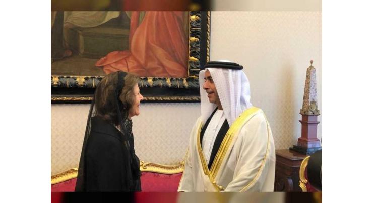 Saif bin Zayed meets Queen of Sweden