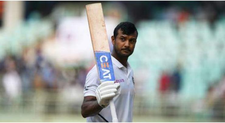 India's Agarwal hits second double ton in four Tests

