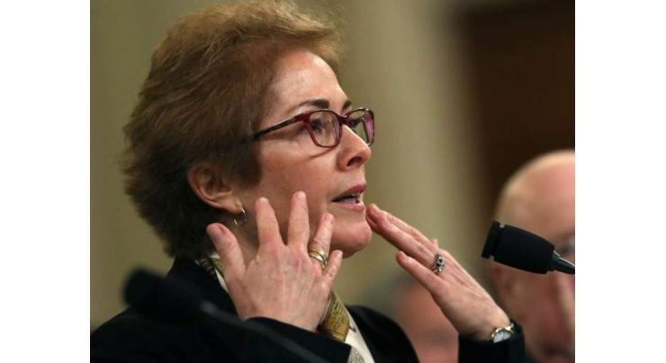 Yovanovitch Testifies in Congress She Visited Ukraine Front Line 10 Times to Show US Flag
