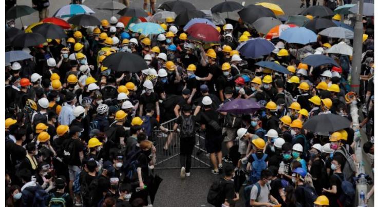 Two German students arrested for "unlawful assembly" over Hong Kong protests: police ajp/ind

