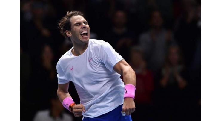 Nadal sweats on semis spot at ATP Finals after beating Tsitsipas
