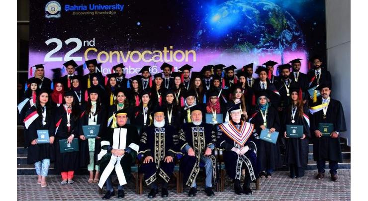 Bahria University Islamabad Campus holds 22nd Convocation