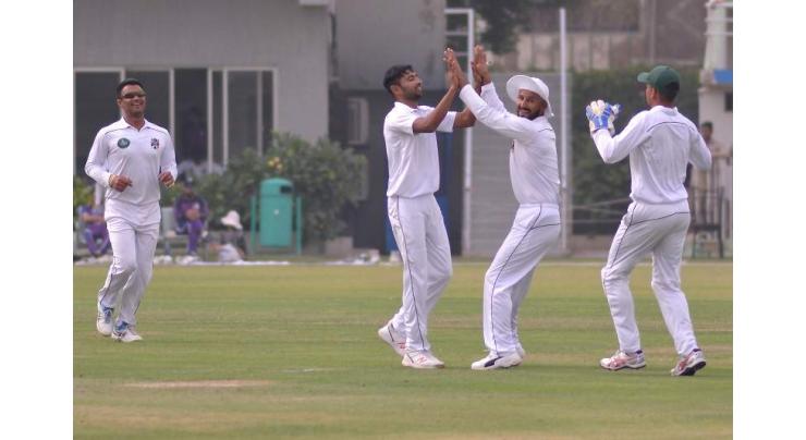 Mohammad Asghar records his eighth first-class five-wicket haul
