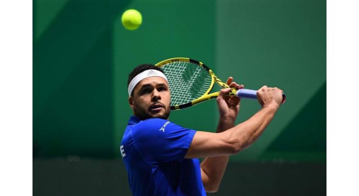France beat Japan in Davis Cup early session in Madrid
