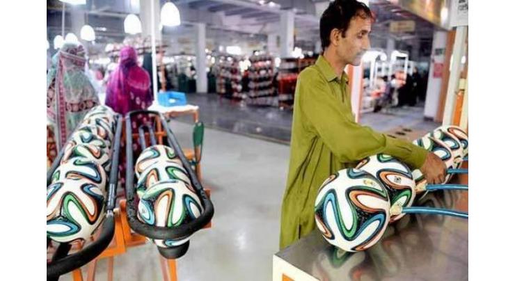 Sports goods' exports dip over 3 percent
