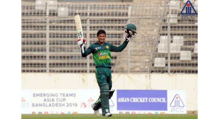 Rohail’s century earns Pakistan ACC Emerging Teams Asia Cup 2019 trophy
