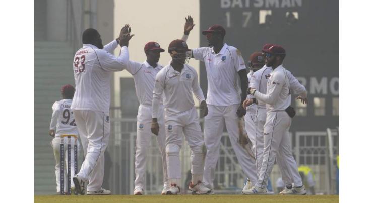 Afghanistan bowl out West Indies for 277 in only Test
