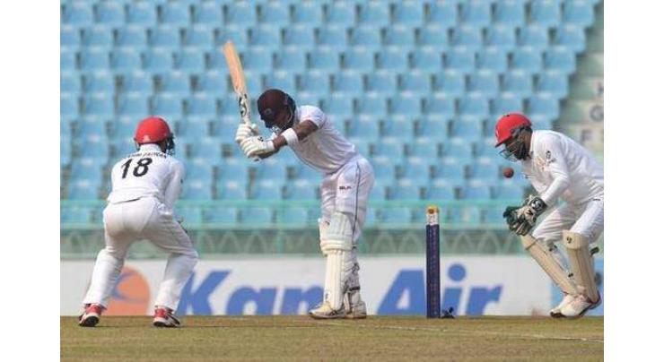 Cricket: Afghanistan v West Indies Test scoreboard
