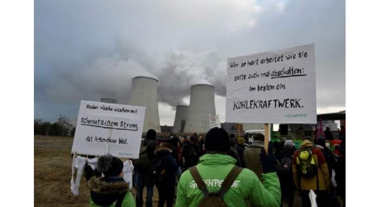 Campaigners occupy German coal mines in climate protest
