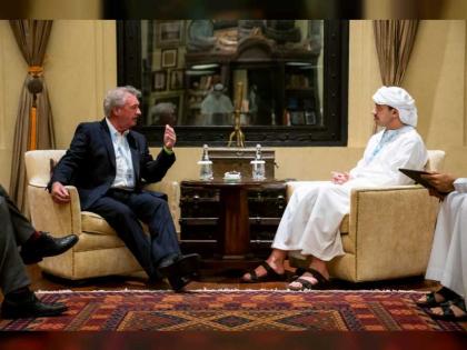 عبدالله بن زايد يستقبل وزير خارجية لوكسمبورغ‪