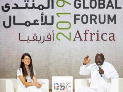 جورج ويا يكشف فرص الاستثمار في ليبيريا خلال المنتدى العالمي الأفريقي بدبي