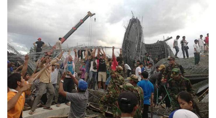 Three Cambodians die in building collapse at pagoda: police
