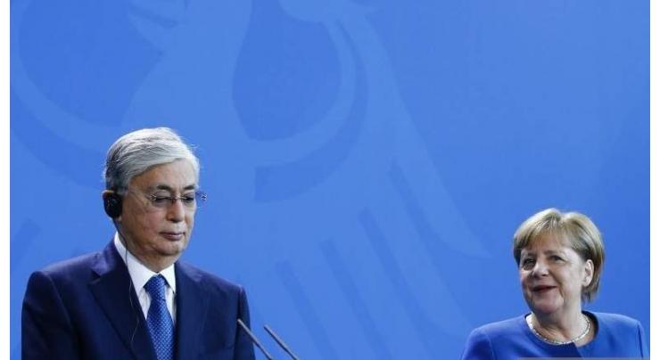 Kazakh President, German Chancellor Discuss Bilateral Relations, Economic Cooperation