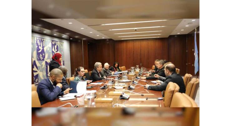 Higher Committee of Human Fraternity meets UN Chief to present plans on Abrahamic Family House