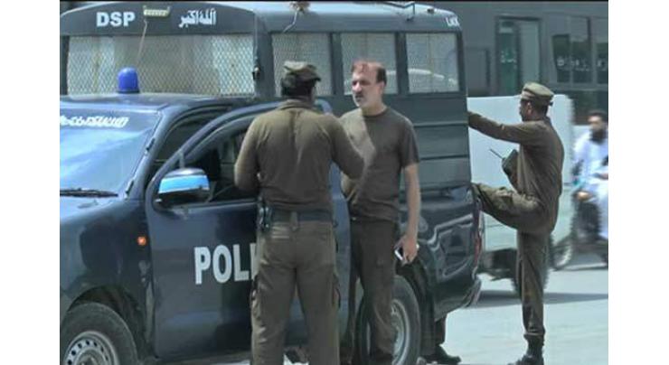 Security beefed up in city Lahore
