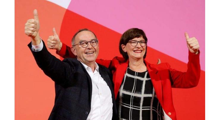 Germany's SPD Loses Support After Electing Anti-Coalition Leadership Duo - Poll