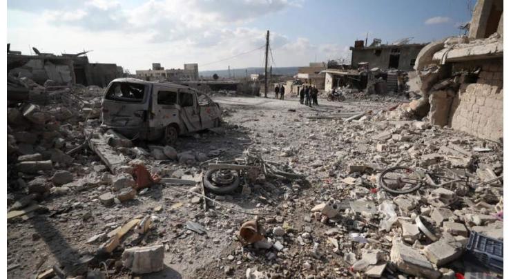 Air strikes kill 12 civilians in northwest Syria: monitor
