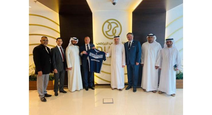Melbourne Victory delegation visits Dubai Sports Council