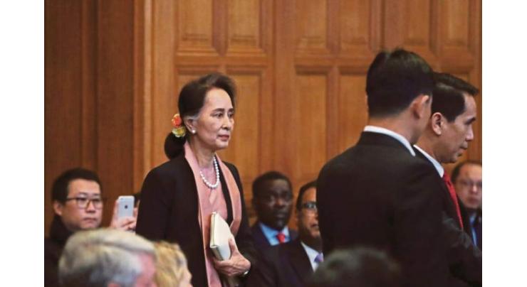 Myanmar's Suu Kyi arrives at UN court for genocide hearing: AFP
