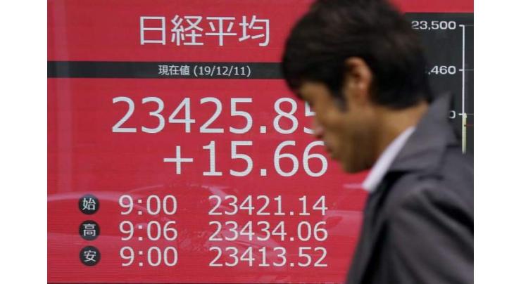 Tokyo's Nikkei index closes higher as tariff deadline nears
