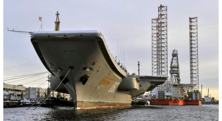 Russia's only aircraft carrier on fire in port: news agencies
