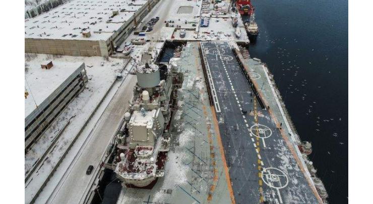 Russian aircraft carrier fire extinguished
