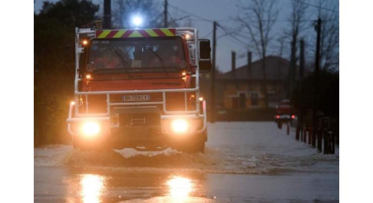 60,000 French homes without power lashed by heavy rains, winds
