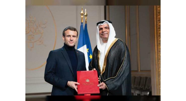UAE Ambassador presents credentials to French President