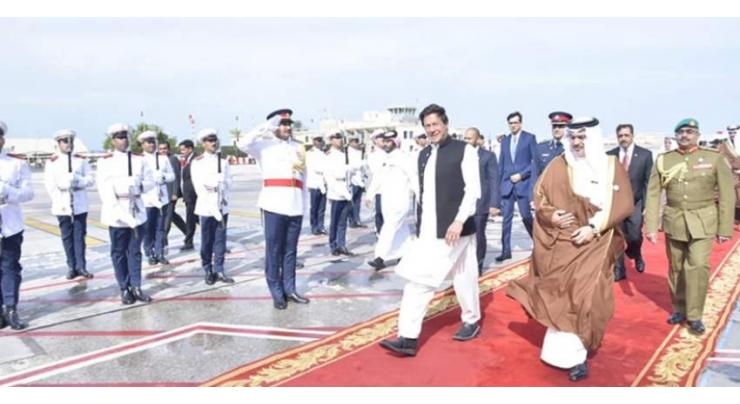 PM Khan visits Bahrain to attend its National Day celebrations as guest of honor